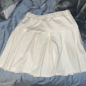 White skirt
